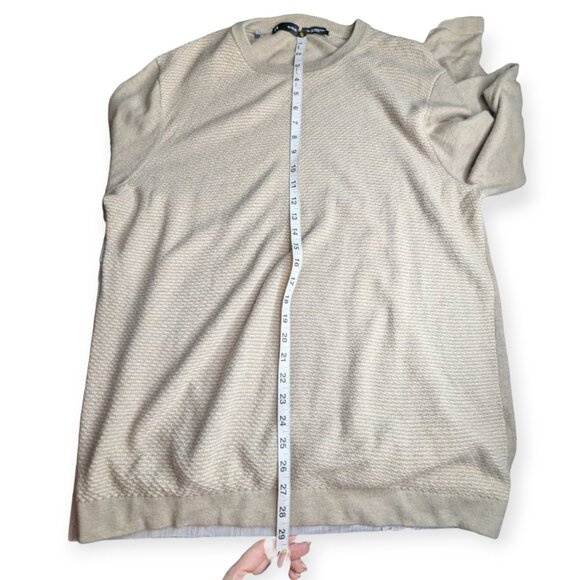 Under Armour Men's Threadborne Wool Blend Beige Crewneck Sweater Size XL - Picture 13 of 14